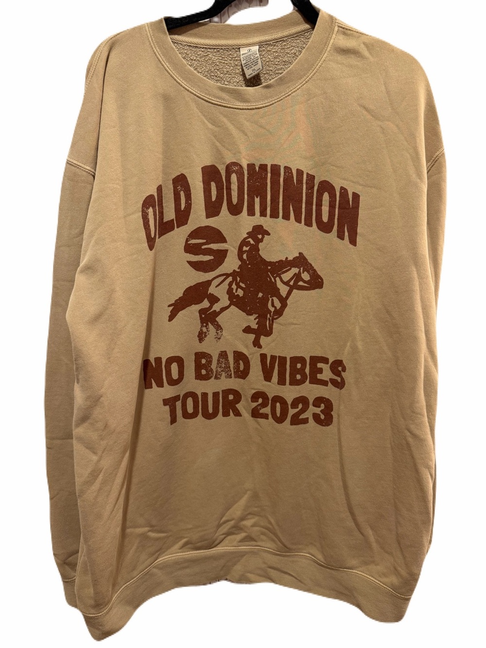 Old Dominion 2XL No Bad Vibes Tour 2023 Brown Sweater